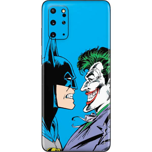 DC Comics The Joker vs Batman Vintage art Galaxy S20 Plus Skin