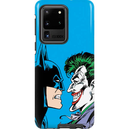 DC Comics The Joker vs Batman Vintage art Galaxy S20 Ultra 5G Pro Case
