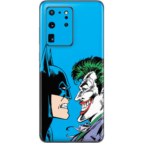 DC Comics The Joker vs Batman Vintage art Galaxy S20 Ultra 5G Skin
