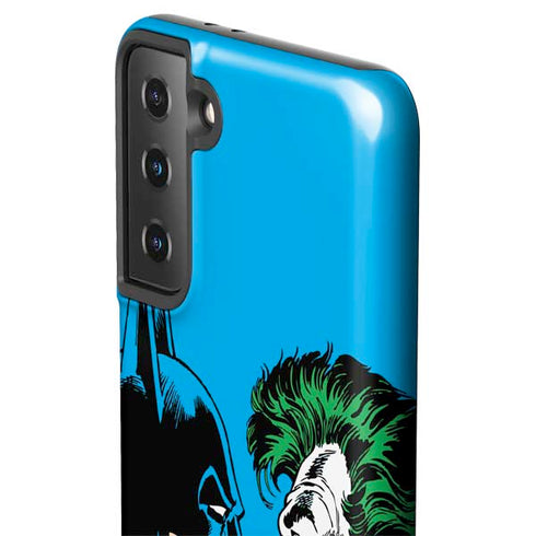 DC Comics The Joker vs Batman Vintage art Galaxy S21 FE Pro Case