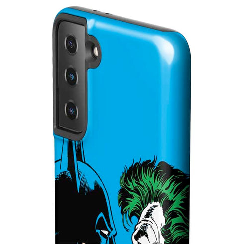 DC Comics The Joker vs Batman Vintage art Galaxy S21 Plus 5G Pro Case