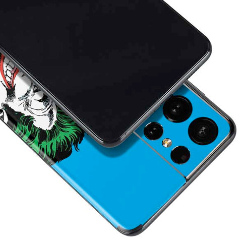 DC Comics The Joker vs Batman Vintage art Galaxy S21 Ultra 5G Skin