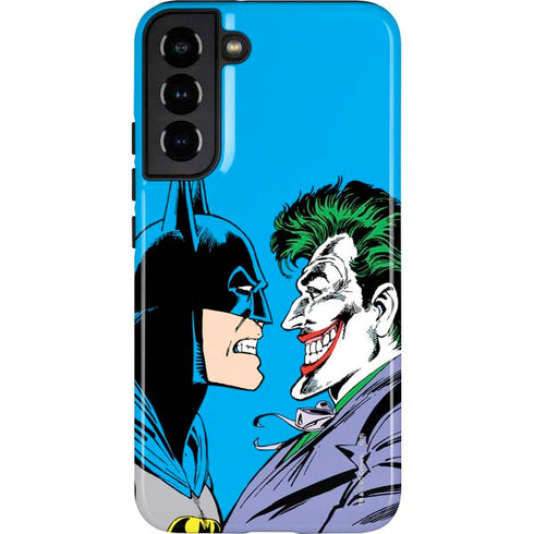 DC Comics The Joker vs Batman Vintage art Galaxy S22 Plus Pro Case