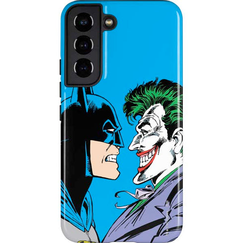 DC Comics The Joker vs Batman Vintage art Galaxy S22 Pro Case