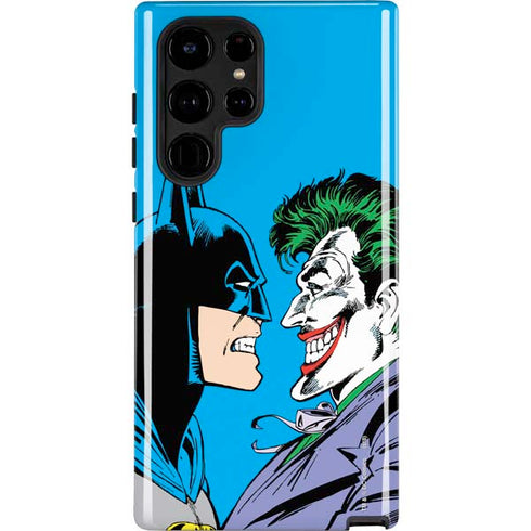 DC Comics The Joker vs Batman Vintage art Galaxy S22 Ultra Pro Case