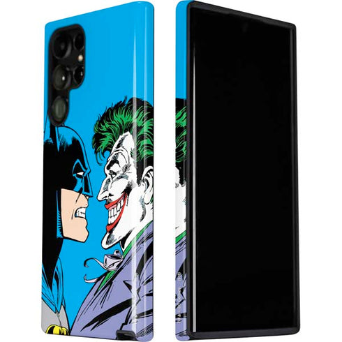 DC Comics The Joker vs Batman Vintage art Galaxy S22 Ultra Pro Case
