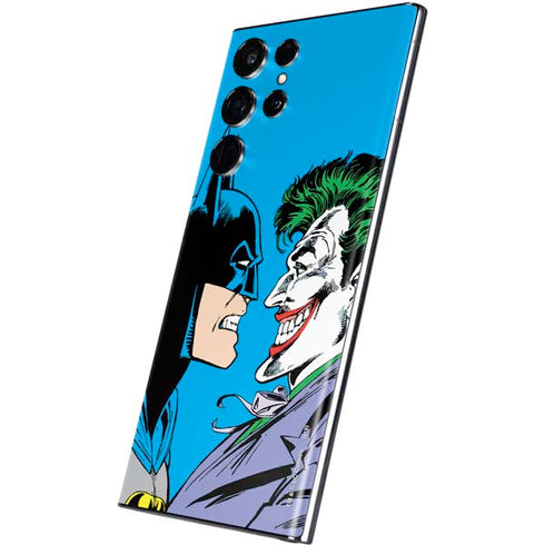 DC Comics The Joker vs Batman Vintage art Galaxy S22 Ultra Skin