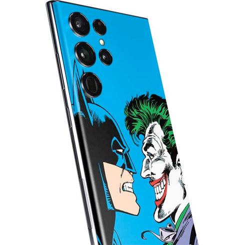 DC Comics The Joker vs Batman Vintage art Galaxy S22 Ultra Skin