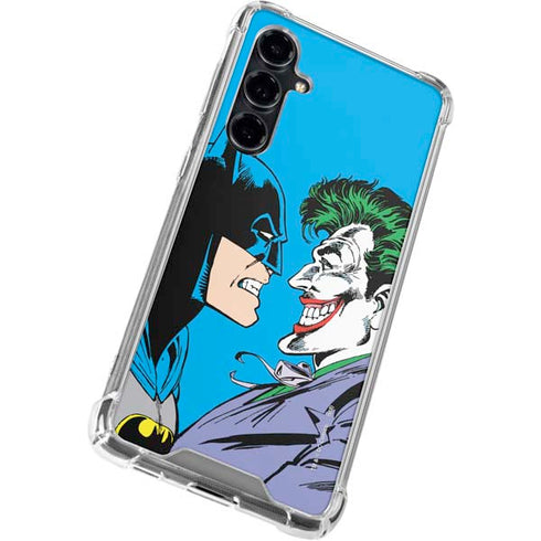 DC Comics The Joker vs Batman Vintage art Galaxy S23 FE Clear Case