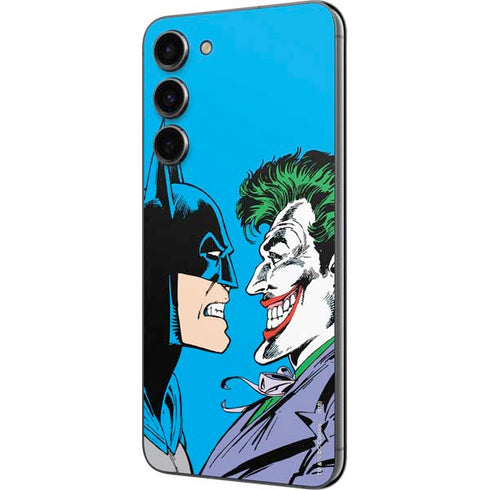 DC Comics The Joker vs Batman Vintage art Galaxy S23 Plus Skin