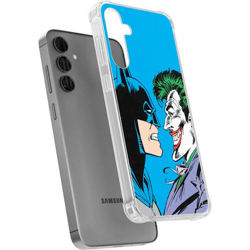 DC Comics The Joker vs Batman Vintage art Galaxy S24 Plus Clear Case