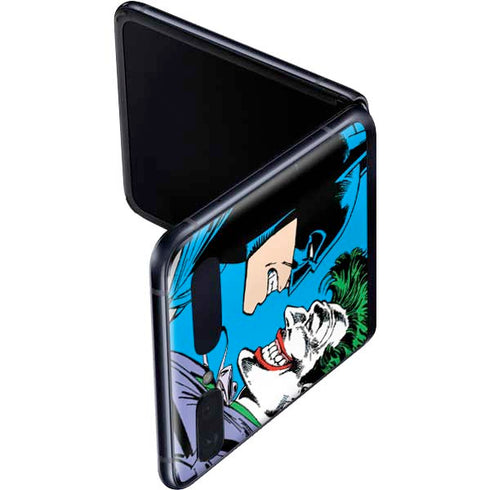 DC Comics The Joker vs Batman Vintage art Galaxy Z Flip Skin