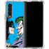 DC Comics The Joker vs Batman Vintage art Galaxy Z Fold4 5G Clear Case