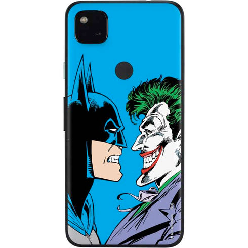 DC Comics The Joker vs Batman Vintage art Google Pixel 4a Skin