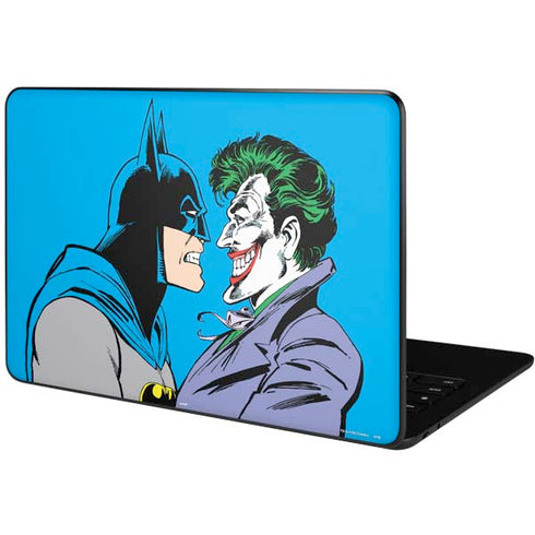 DC Comics The Joker vs Batman Vintage art Google Pixelbook Go Skin