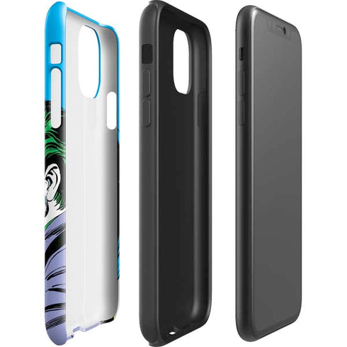 DC Comics The Joker vs Batman Vintage art iPhone 11 Impact Case