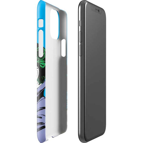 DC Comics The Joker vs Batman Vintage art iPhone 11 Pro Lite Case