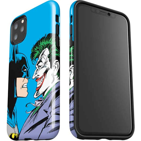 DC Comics The Joker vs Batman Vintage art iPhone 11 Pro Max Impact Case