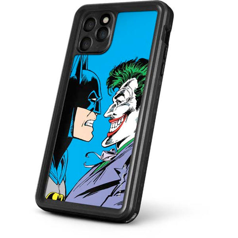 DC Comics The Joker vs Batman Vintage art iPhone 11 Pro Waterproof Case