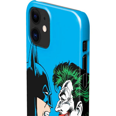 DC Comics The Joker vs Batman Vintage art iPhone 12 Mini Lite Case