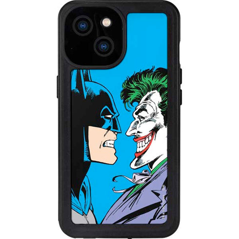 DC Comics The Joker vs Batman Vintage art iPhone 13 Mini Waterproof Case