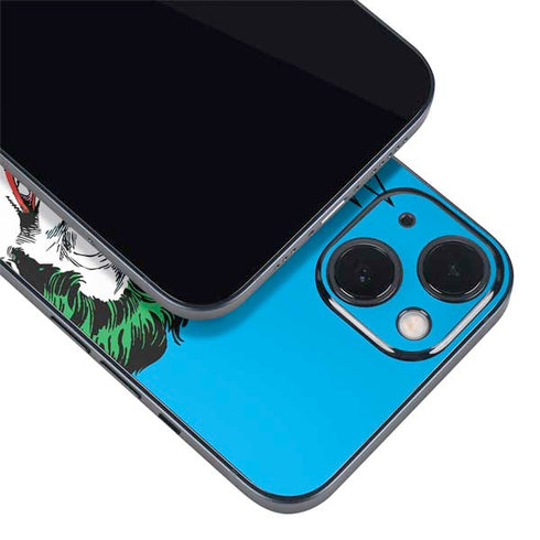 DC Comics The Joker vs Batman Vintage art iPhone 15 Plus Skin