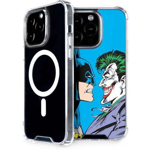 DC Comics The Joker vs Batman Vintage art iPhone 15 Pro MagSafe Case