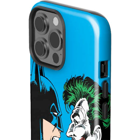 DC Comics The Joker vs Batman Vintage art iPhone 15 Pro Max Impact Case