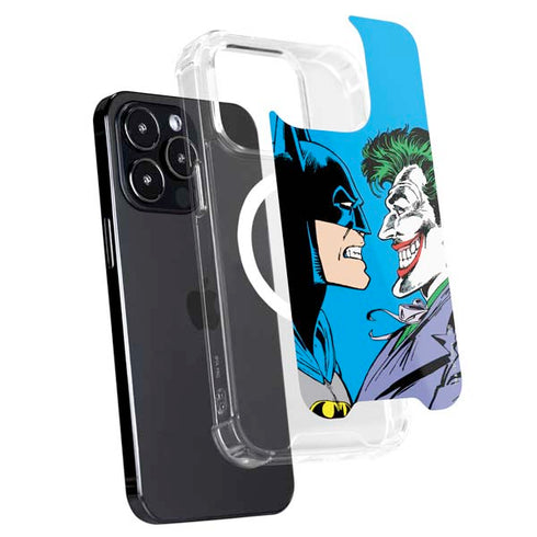 DC Comics The Joker vs Batman Vintage art iPhone 14 Pro Max MagSafe Case