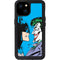 DC Comics The Joker vs Batman Vintage art iPhone 15 Plus Waterproof Case