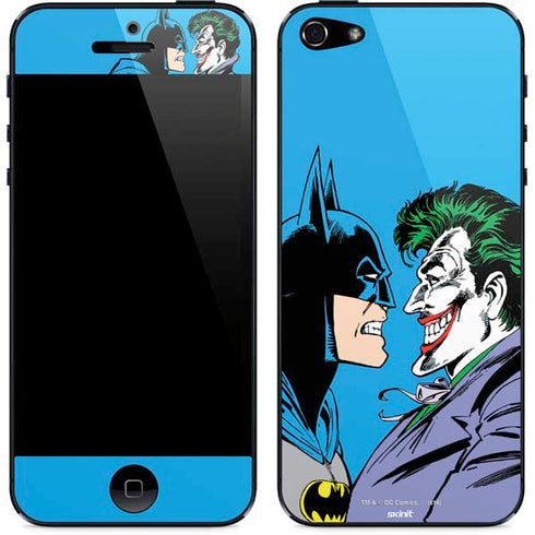 DC Comics The Joker vs Batman Vintage art iPhone 5/5s/5SE Skin