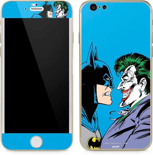 DC Comics The Joker vs Batman Vintage art iPhone 6/6s Skin