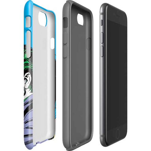 DC Comics The Joker vs Batman Vintage art iPhone SE (2nd & 3rd Gen) Pro Case