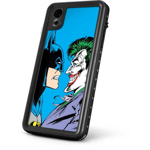 DC Comics The Joker vs Batman Vintage art iPhone XR Waterproof Case