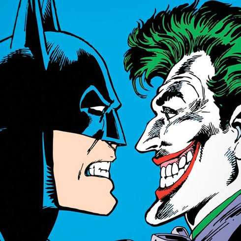 DC Comics The Joker vs Batman Vintage art iPhone XS Max Skin