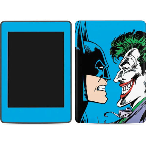 DC Comics The Joker vs Batman Vintage art Amazon Kindle Skin