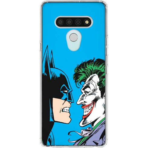 DC Comics The Joker vs Batman Vintage art LG Stylo 6 Clear Case