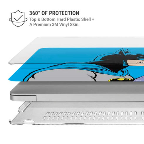 DC Comics The Joker vs Batman Vintage art MacBook Air 13in M1 (2021) Case plus Skin