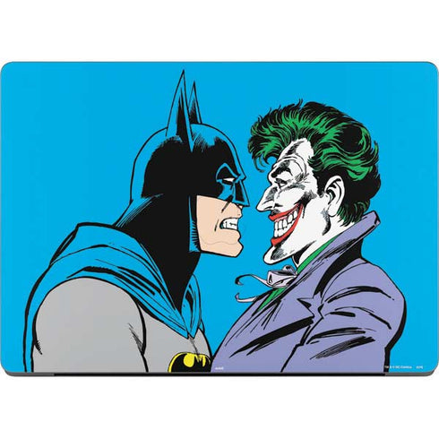 DC Comics The Joker vs Batman Vintage art MacBook Pro 14in (2021-24) Skin
