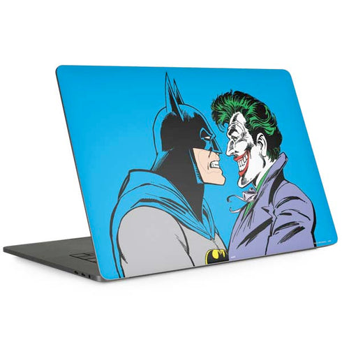 DC Comics The Joker vs Batman Vintage art Apple MacBook Pro 15-inch Skin
