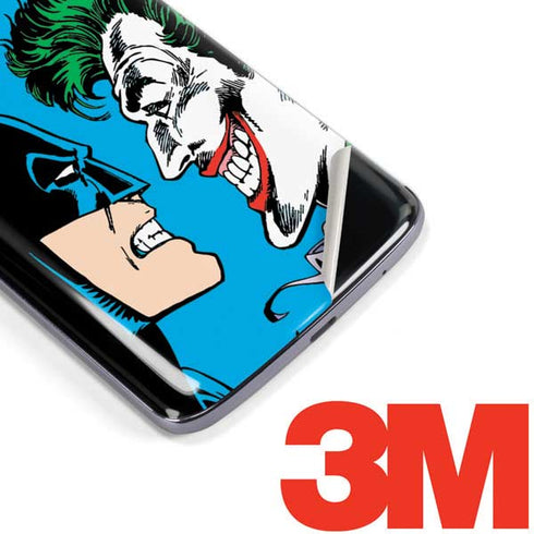 DC Comics The Joker vs Batman Vintage art Moto E5 Plus Skin
