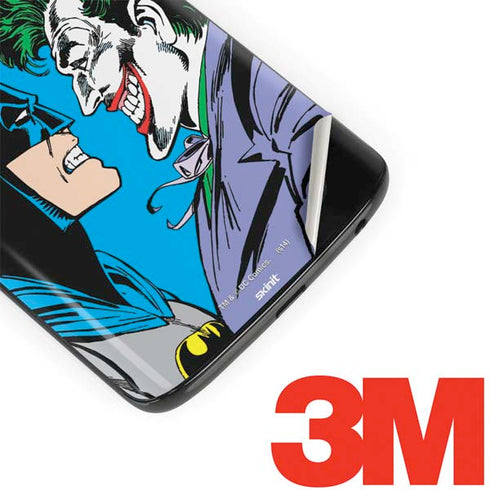 DC Comics The Joker vs Batman Vintage art Moto G6 Skin