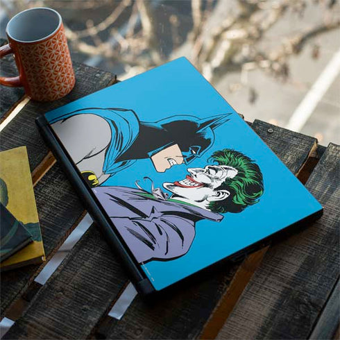 DC Comics The Joker vs Batman Vintage art MSI GS65 Stealth Laptop Skin