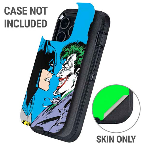 DC Comics The Joker vs Batman Vintage art Otterbox Defender iPhone Skin