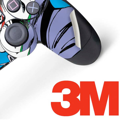 DC Comics The Joker vs Batman Vintage art PS4 Controller Skin