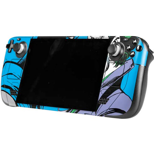 DC Comics The Joker vs Batman Vintage art Steam Deck Handheld Gaming Computer Skin