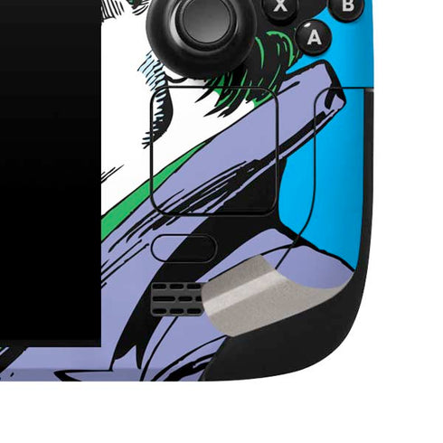 DC Comics The Joker vs Batman Vintage art Steam Deck Handheld Gaming Computer Skin