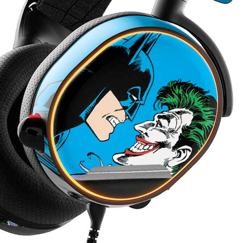 DC Comics The Joker vs Batman Vintage art SteelSeries Arctis 3 Skin