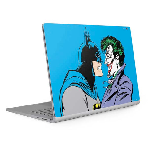 DC Comics The Joker vs Batman Vintage art Surface Book 2 13.5in Skin