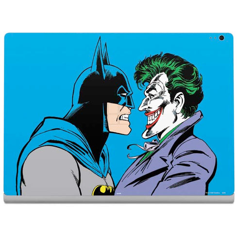 DC Comics The Joker vs Batman Vintage art Surface Book 2 13.5in Skin